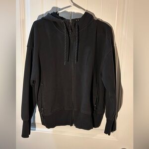 Old Navy Active Fleece Full Zip Up / Black / Size L